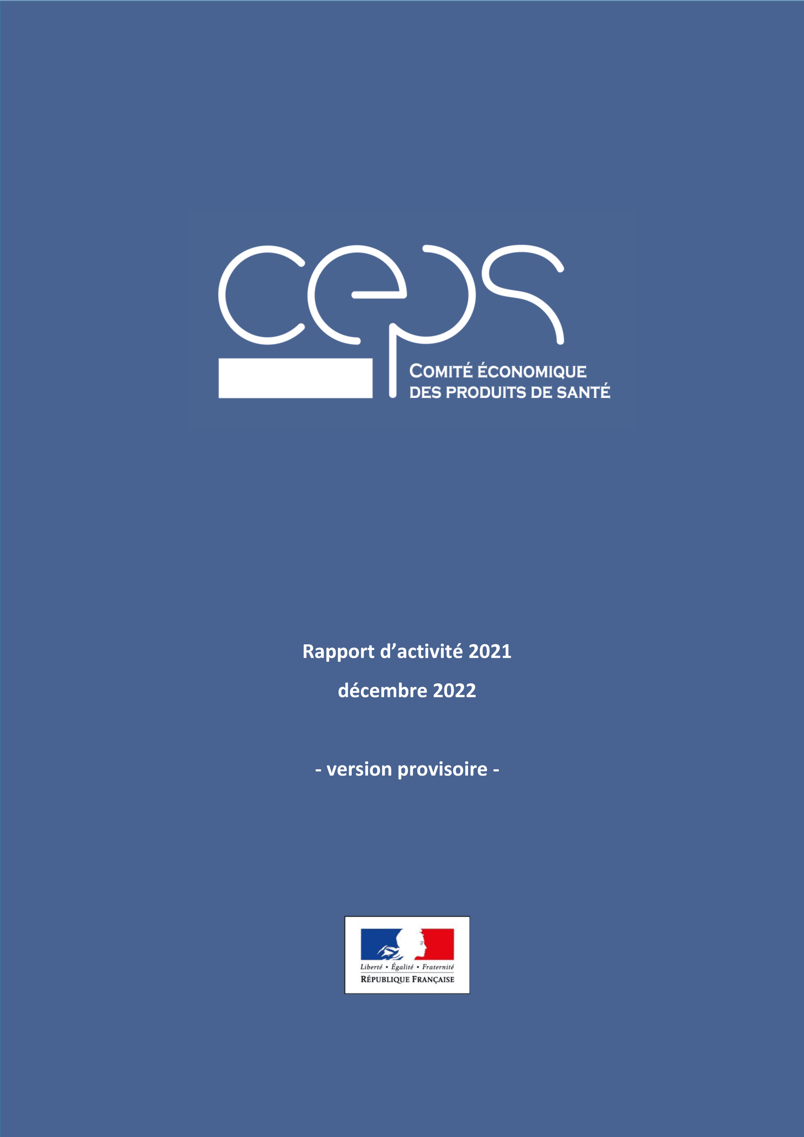 Rapport d’activité 2021 du CEPS - version provisoire
