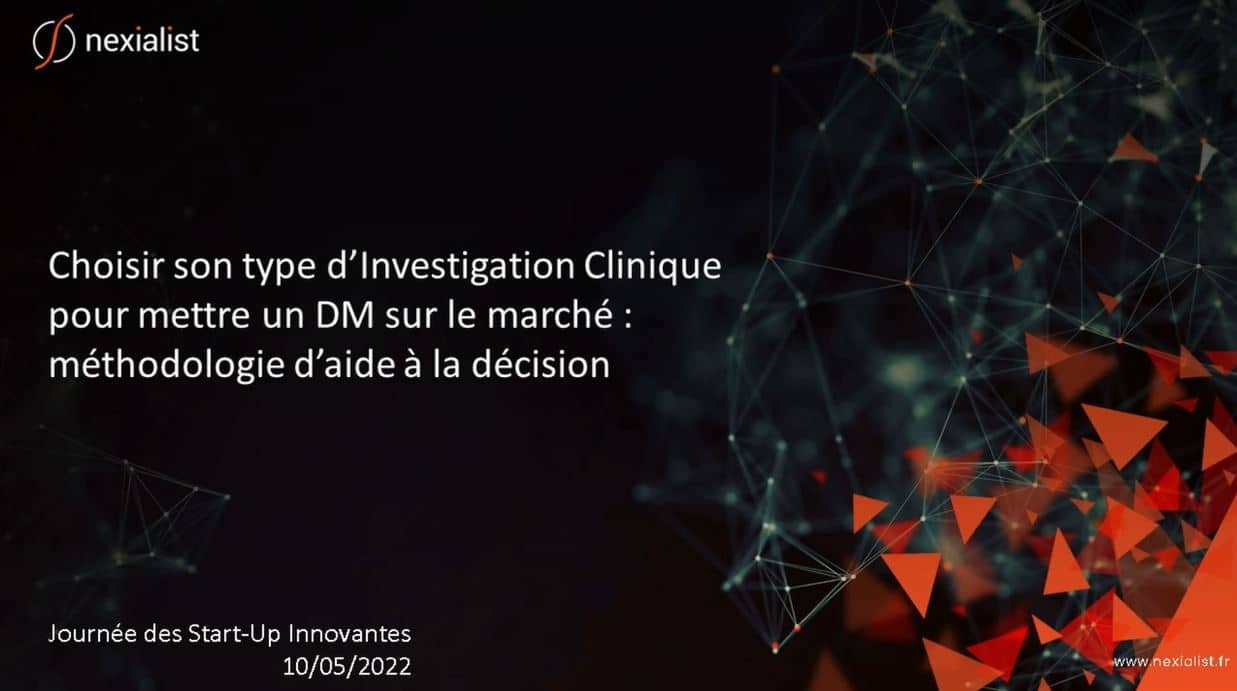 Choisir son type d’Investigation Clinique, méthodologie d’aide à la décision