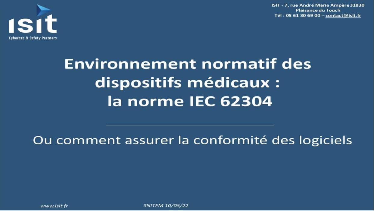 L’environnement normatif des logiciels des dispositifs médicaux