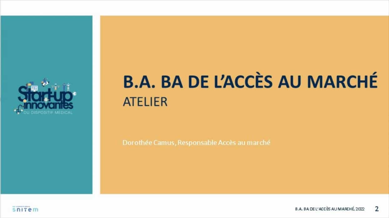 B.A.-BA de l’accès au marché en France
