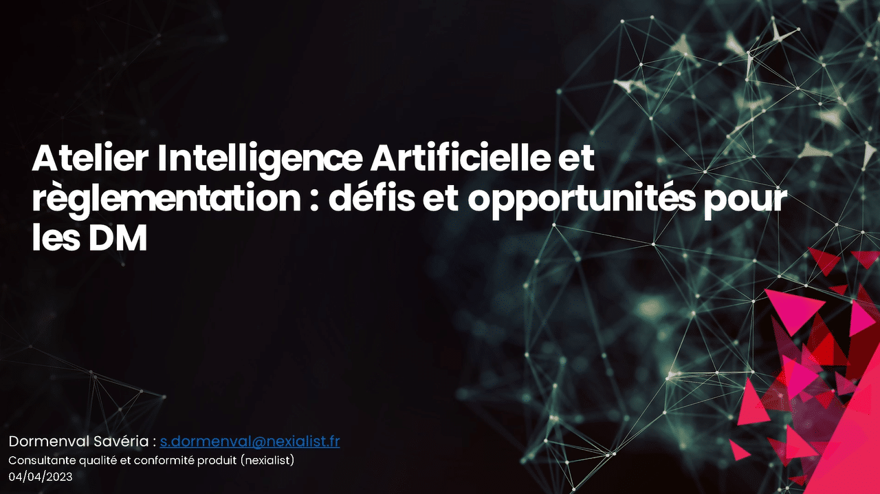 Intelligence artificielle et réglementation