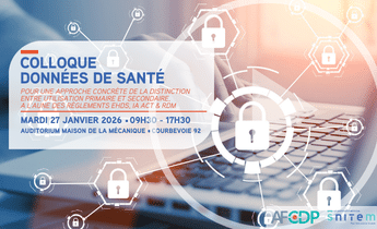 Colloque : Donn&eacute;es de sant&eacute; | pour une approche concr&egrave;te de la distinction entre utilisation primaire et secondaire - 27 janvier 2026